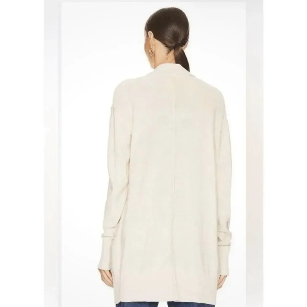 Free People We The Free Desert Knit Blazer Oversized Women Beige Size M